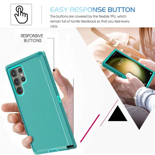 For Samsung Galaxy S24 Ultra S23 S22 S21+ S20 FE S9 Shockproof Case Hybrid Cover - Picture 78 of 81