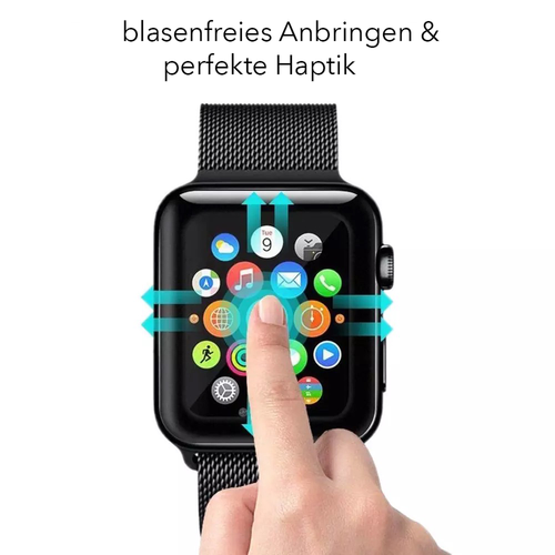 CELLBEE 2 szt. folia ochronna folia Apple Watch Series 4/5 niezniszczalna zakrzywiona 44 - Zdjęcie 5 z 7