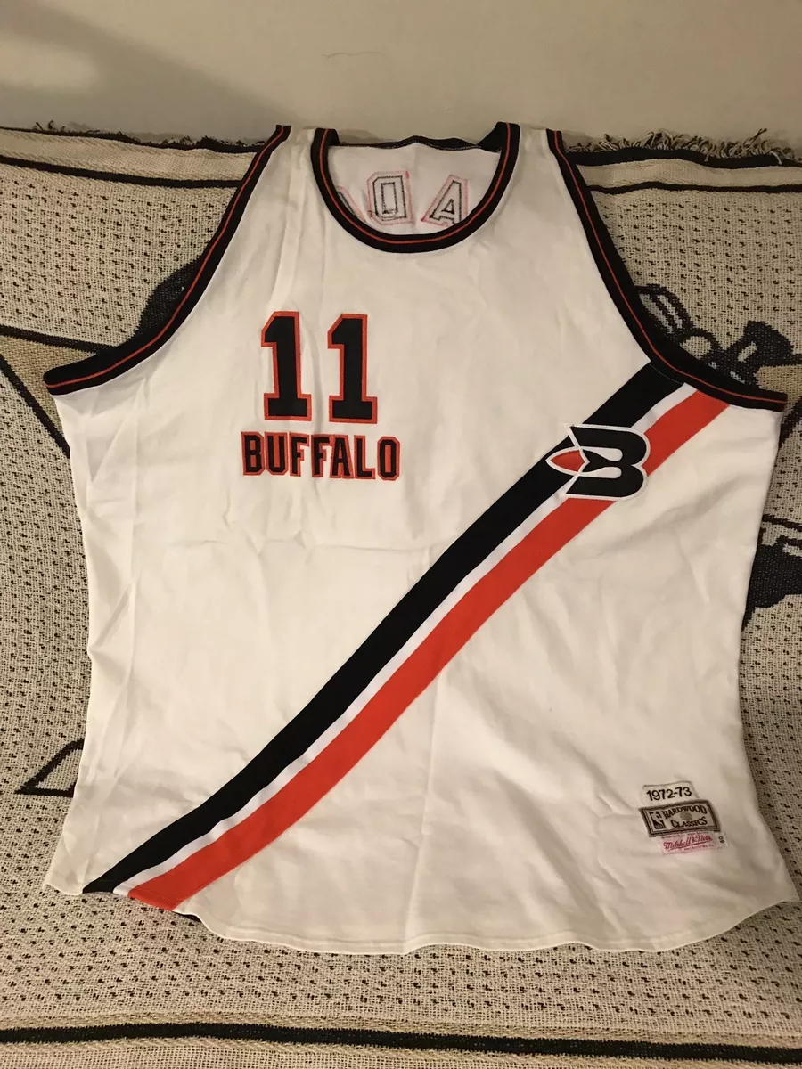 Bob McAdoo Buffalo Braves Authentic MITCHELL & NESS NBA BASKETBALL  JERSEY Sz 60