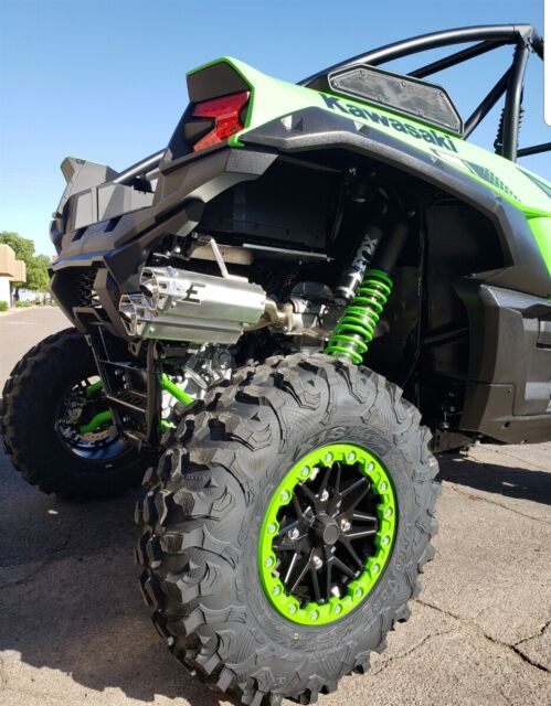 Empire Industries Brushed Dual Slip On Exhaust Pipe Kawasaki Teryx KRX 1000 Empire Industries Brushed Dual Slip On Exhaust Pipe Kawasaki Teryx KRX 1000