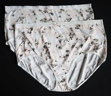 Cacique Lane Bryant No-Show Full Brief Panty size 34/36 Lot of 2
