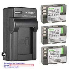 Kastar Battery AC Wall Charger for Fujifilm NP-150 NP150 FNP150 Fuji BC-150