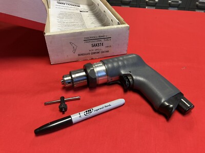 5AKST4, Ingersoll Rand, Pistol Air Drill, 3000 RPM, 0.40 HP, 1/4'' Chuck, NEW