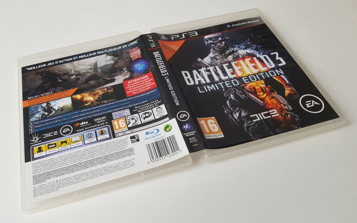 Jeu PS3 Battlefield 3 Limited Edition - Très Bon état - Complet Avec Boîte Et Notice