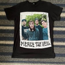 Rare Pierce The Veil band Poster 90s Black T shirt Retro tee Unisex NH18916