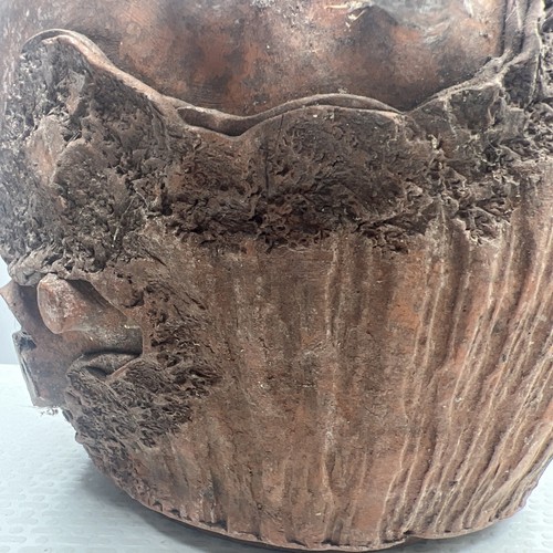 Japanese Bonsai Pot Round Pottery Planter Terra Cotta Clay Antique Tianjin - Picture 16 of 24