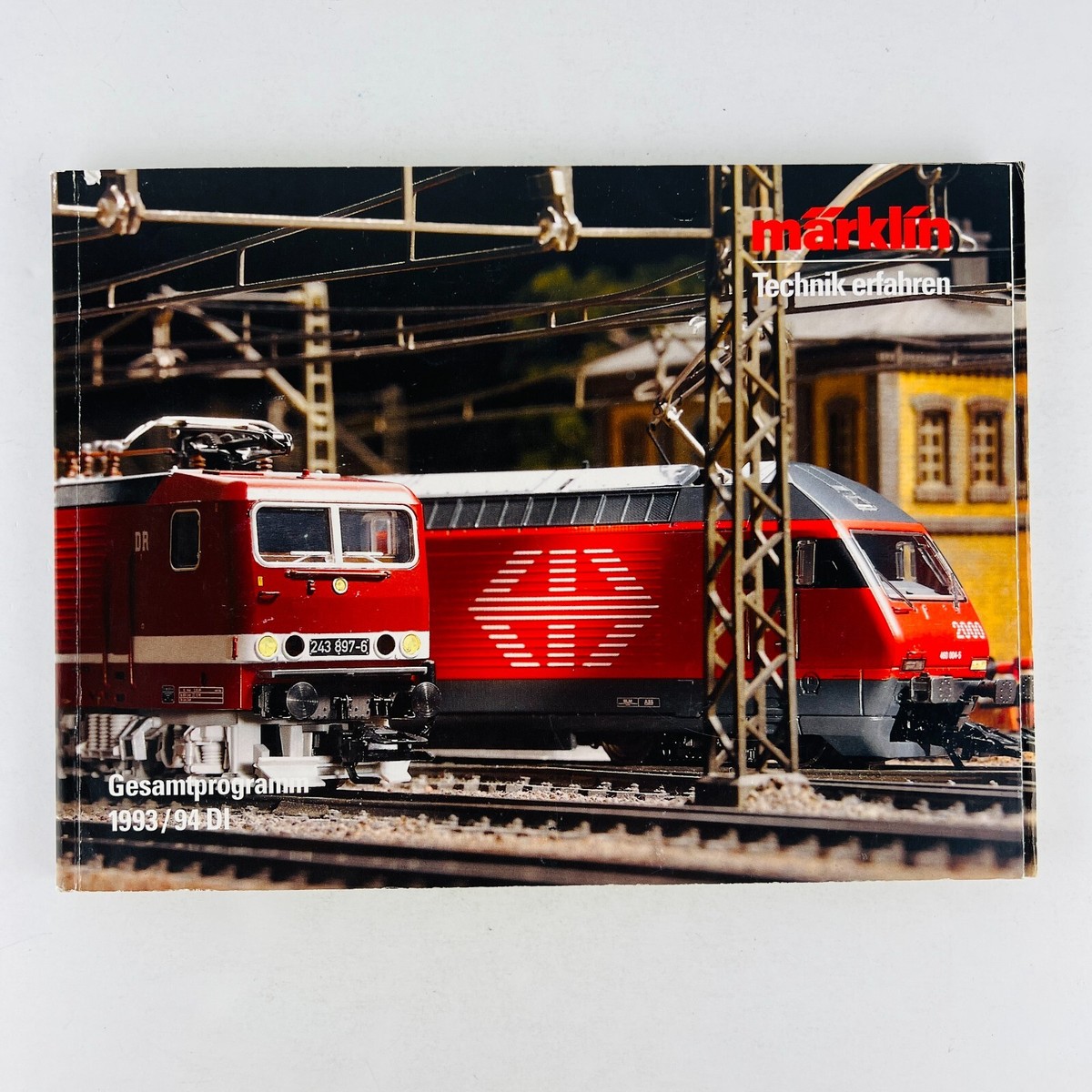 Märklin メルクリン デジタル 1993 Marklin Technik Erfahren Gesamtprogramm 1993/94 Train Collector