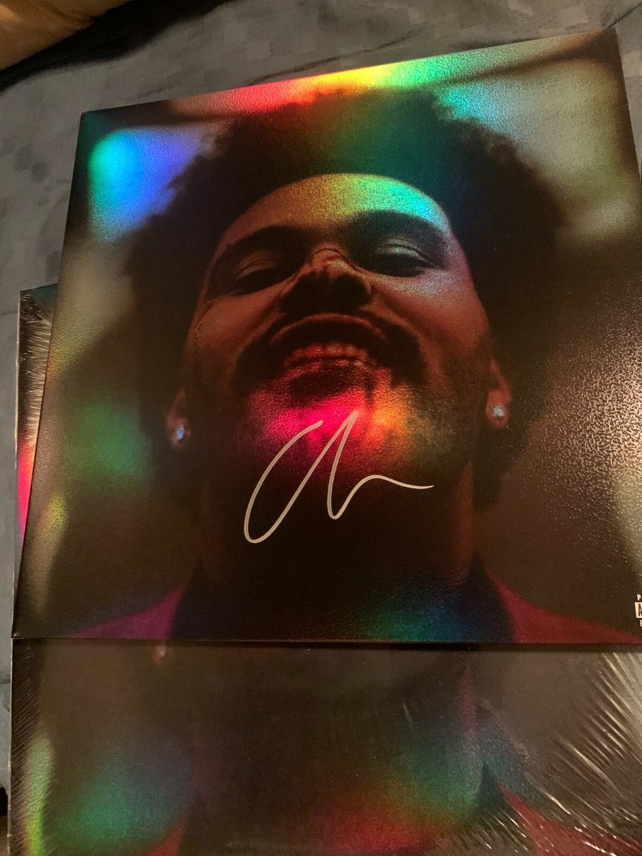 The Weeknd Signed Autographed After Hours Holographic Vinyl