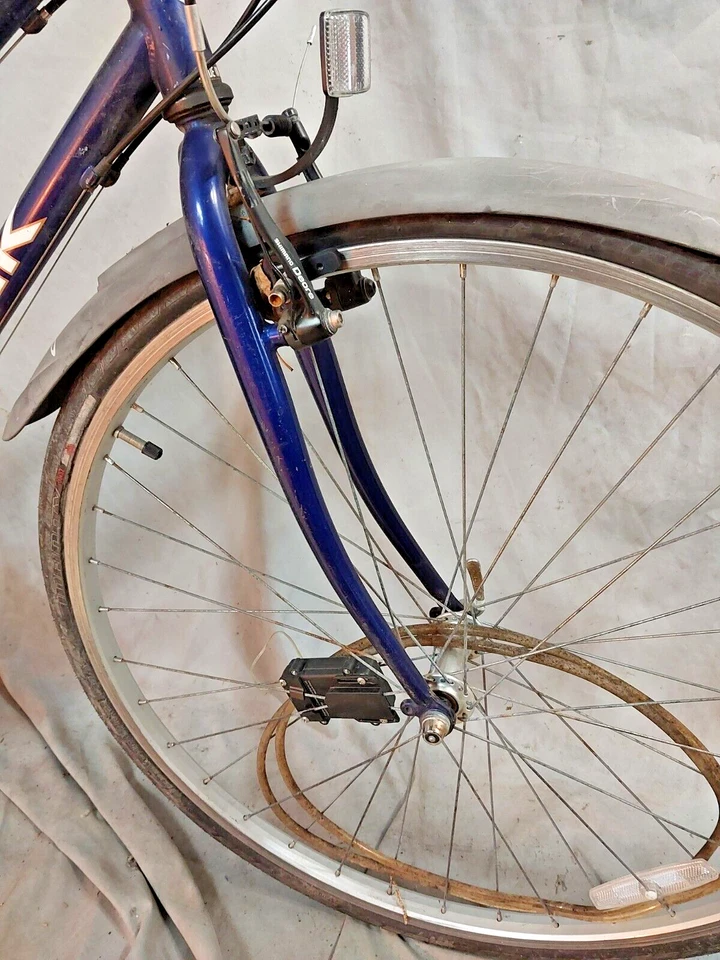 Bicicleta híbrida Trek Multitrack 700 1992 17" mediana acero cromado Canti remitente de EE. UU. Foto 4 de 4