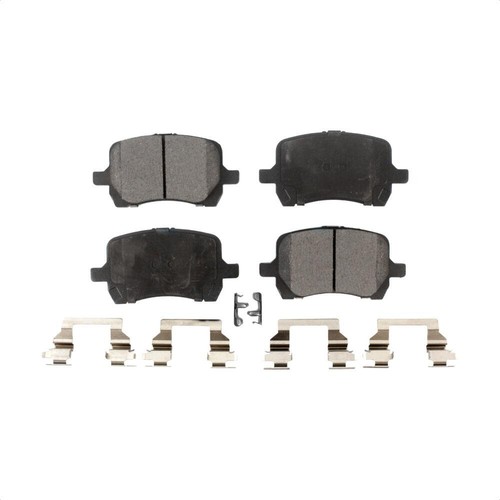 Front Rear Ceramic Brake Pads Drum Shoes Kit For Chevrolet HHR Cobalt Pontiac G5 - Picture 3 of 13