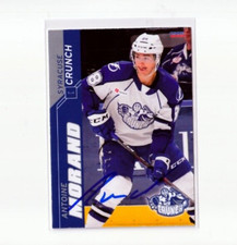 ANTOINE MORAND autographed SIGNED '21/22 SYRACUSE CRUNCH team card