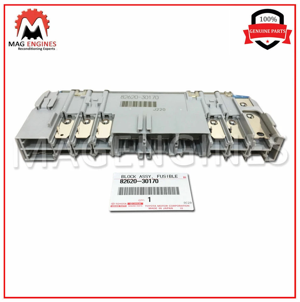82620-30170 CONJUNTO DE BLOQUE DE ENLACE FUSIBLE ORIGINAL PARA LEXUS IS250 IS350 GS300 GS350 Foto 4 de 4