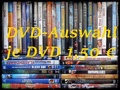 DVD-Auswahl (verschiedene Filme, guter gebrauchter Zustand, 1 Preis) je 1,50  
