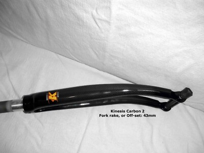 BRAND NEW Kinesis Carbon 2, carbon composite STRONG bike forks