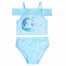 Disney Frozen Elsa 2 PC Swimsuit Girl Size 5/6