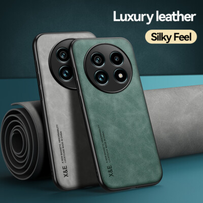 For Realme 13 Pro 5G Luxury Business Slim Leather Magnetic Case Screen Protector