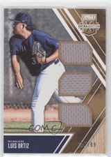 2017 Panini Elite Extra Edition Triple Materials Holo Gold 26/99 Luis Ortiz 0e2x