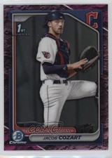 2024 Bowman Draft Chrome Fuchsia Lunar Refractor /199 Jacob Cozart #BDC-30 1ce8