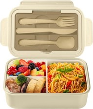 Diboniur Porta Pranzo, Lunch Box con Posate, 1400ml Bambino Adulto Bento Box