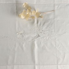 Fodera per Cuscino Ricamo Naturalistico Italia XIX Secolo Originale