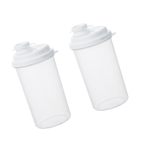 2Pcs Cold Brew Coffee Bottle Plastic Water Bottle Juice Container travel mug - Picture 2 of 7