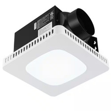 Bathroom Exhaust Fan 80CFM Ceiling No Cut Installation High-Efficiency Bathroom