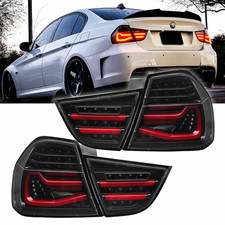 Voll LED LightBar R�ckleuchten Set Schwarz f�r BMW 3er E90 LCI Limo 2009-2011