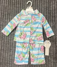 Star Wars Baby Yoda Fleece Pajamas 2 Pc  Mandalorian Toddler Girl 2T  NWT