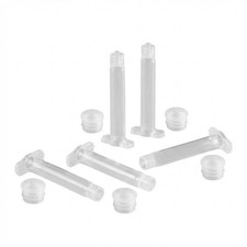 Nordson EFD 7366044 Syringe Barrel Piston Kit, 3cc Clr/Wht General Purpose 100pc