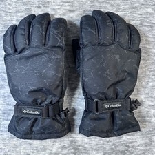COLUMBIA BOYS OR GIRLS BLACK GLOVES SIZE LARGE YOUTH Very GOOD CONDITION