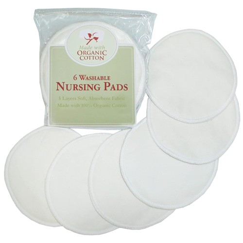 Tl Care Nursing Pads Made with Organic Cotton - Soft, Breathable, Absorbent