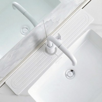 Faucet Mat for Kitchen Sink -Diatomite Stone Drying Mat for Kitchen Counter &...