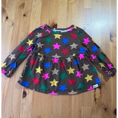 GAP Toddler Organic Cotton Colored Stars Dress Size 2 Years