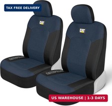 CAT MeshFlex Universal Front Seat Covers for Trucks, Cars, SUV - Blue Airbag