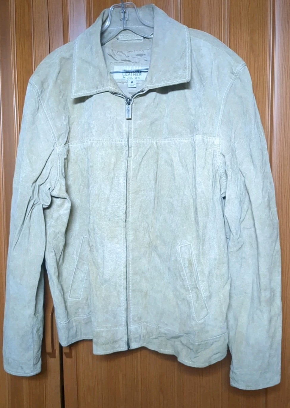 WILSONS M JULIAN Mens M Suede Leather Jacket Vintage Y2K