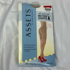 ASSETS by Spanx Nude Hi-Waist Mid-Thigh Shaper, size 1, NWT