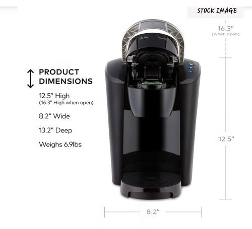 Cafetera Keurig K-Compact de un solo servicio K-Cup Pod prepara tamaños de 6-8 y 12 OZ - Imagen 7 de 12