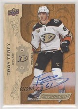 2018-19 Engrained Rookies Troy Terry (2019-20 Upper Deck Update) #91 Auto 2u9