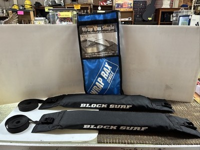 Block Surf Wrap Rax Single Rack Surfboard Carrier Black OneSize (FC208-TOP-Q5110