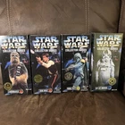 Star Wars 12" Collector Series 4 Figure Lot (Solo, Chewie, Boba, AT-AT Driver)