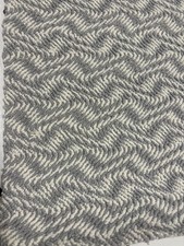 Wool Loop Carpet. 385cm X 95cm. Modern Grey design. Ideal stair runner/fitted