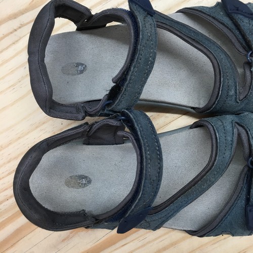 Dr. Scholls Sandals Womens 7.5M Adelle Ankle Strap Blue Leather Comfort Open Toe - Picture 9 of 18
