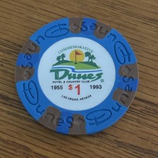 Dunes Casino Chips In Collectible Poker Chips for sale | eBay