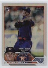 2023 Topps Update Rookie Debut Rainbow Foil Hunter Brown #US315 2g8