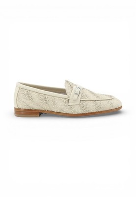 FRAU Damen Halbschuhe Weiß Beige 94F5-PE26-CREM