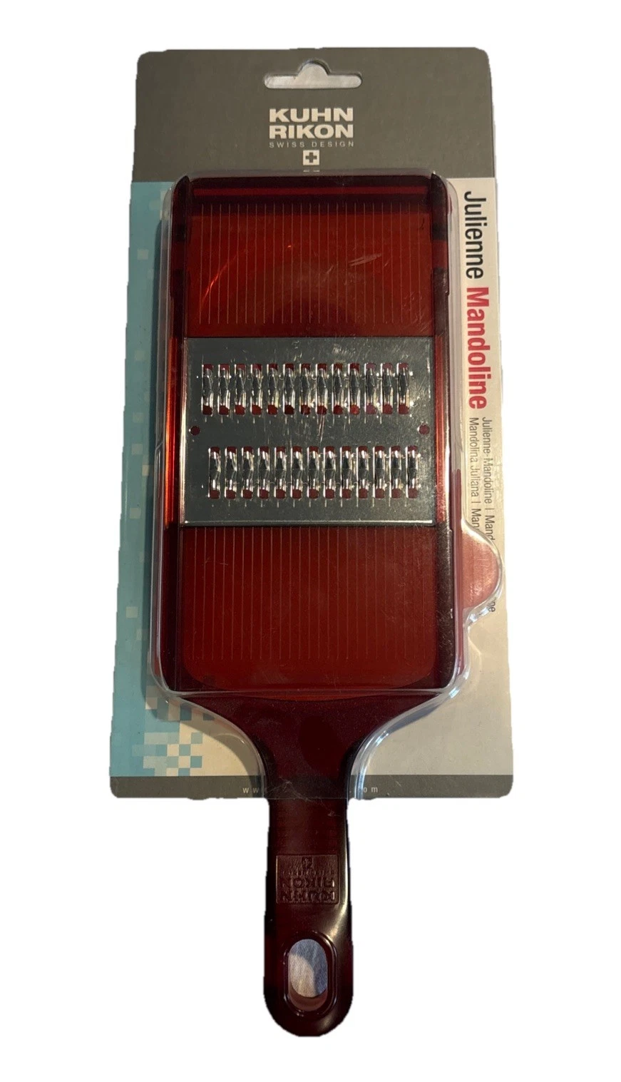Kuhn Rikon Julienne Mandoline Slicer Red With Finger Guard
Opens in a new window or tab