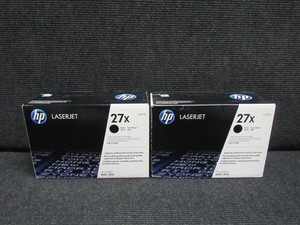 LOT OF 2! GENUINE HP C4127X (27X) TONER CARTRIDGE