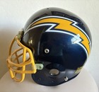 Vintage San Diego Chargers Football Helmet, Schutt/Bike Pro Air 1980's — photo 3