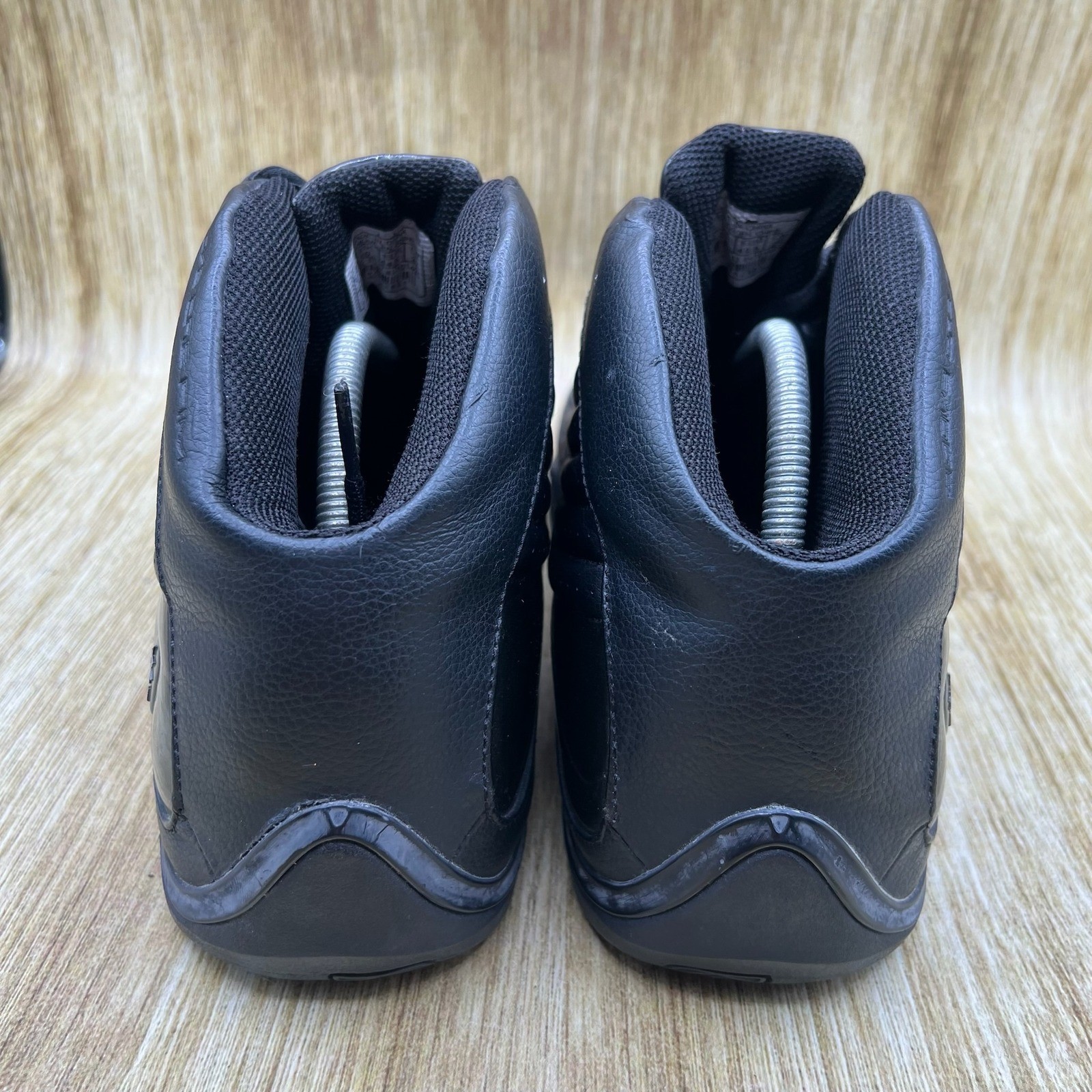 Reebok ATR Coast 2 Coast Men's Size 11 Triple Black Leather Basketball Shoes thumbnail 4