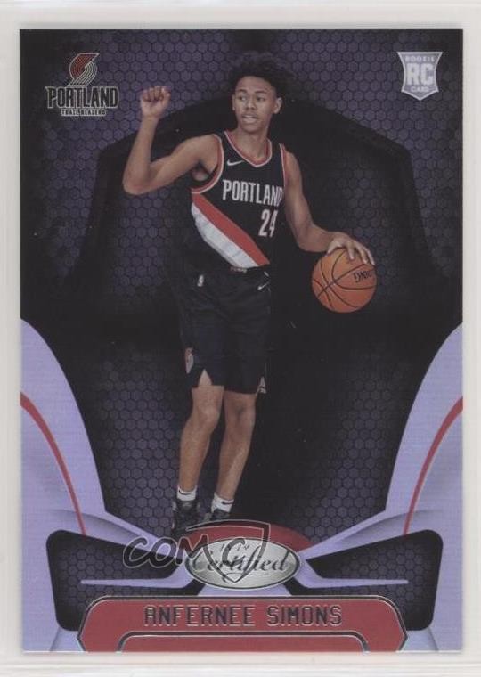 2018-19 Certified Mirror Anfernee Simons #174 02ez